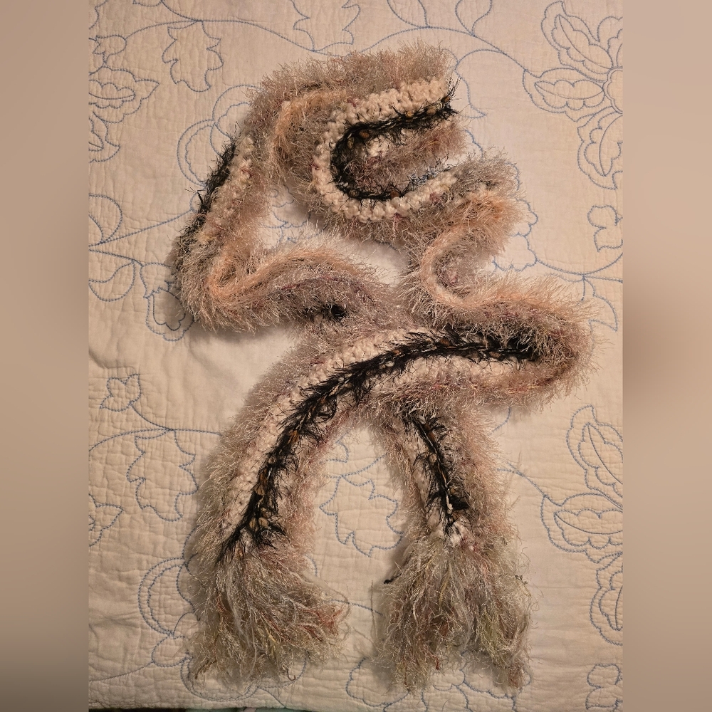 Custom Scarf Handmade By Artist In Asheville. Very Uniqu Triangle Shape.